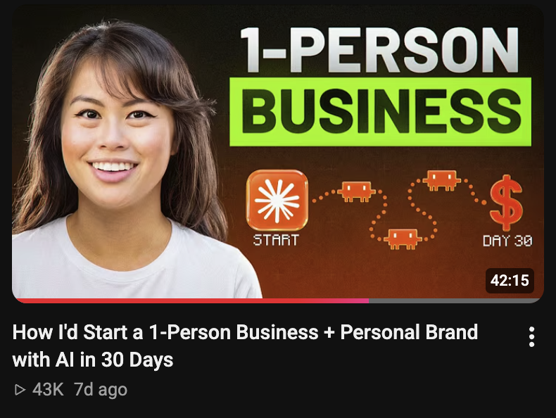 The edited YouTube video created from the livestream